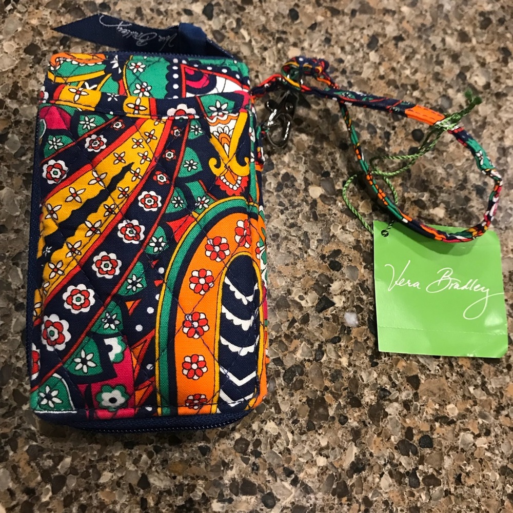 Vera Bradley all in one wristlet Venetian paisley
